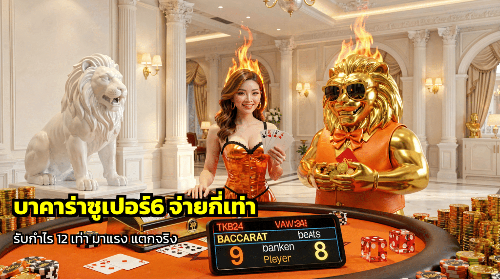 บาคาร่าซูเปอร์6 จ่ายกี่เท่า