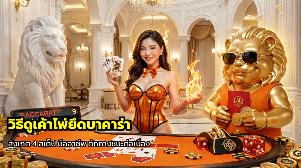 วิธีดูเค้าไพ่ขีดบาคาร่า